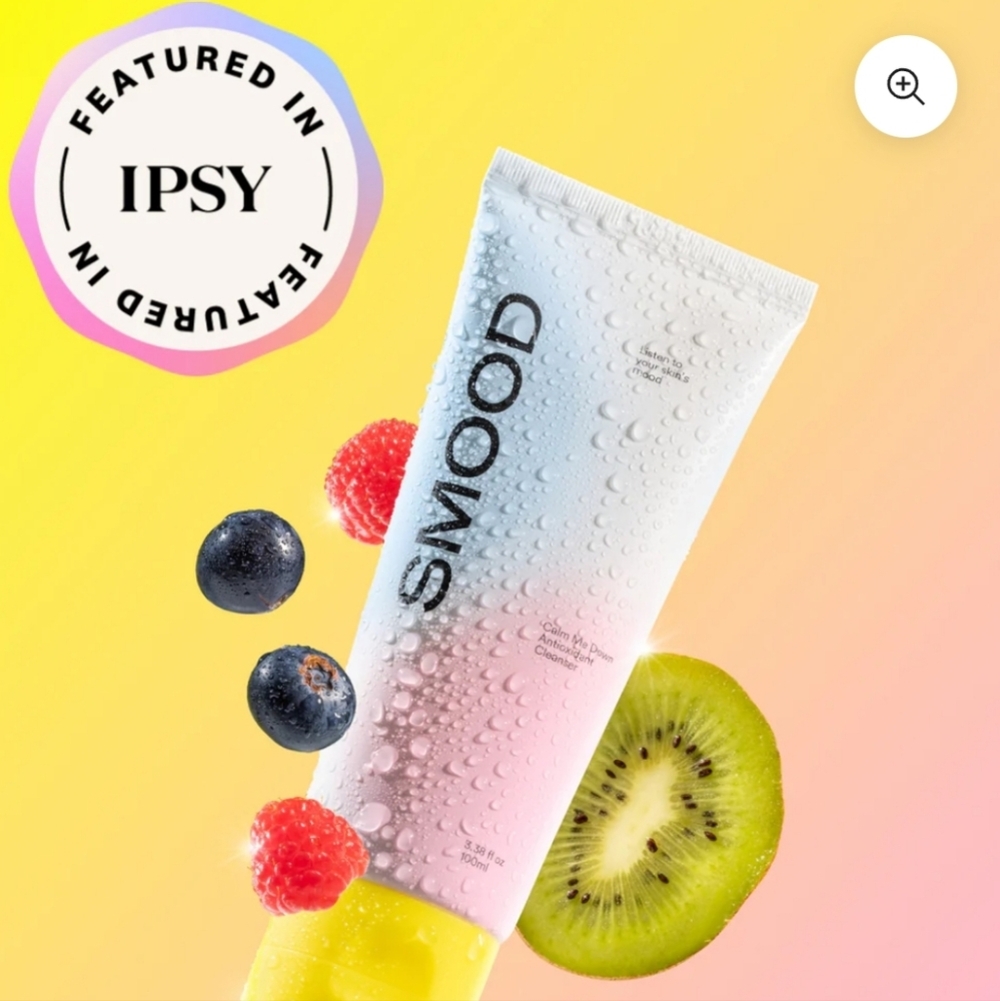 CLEARANCE! SMOOD Unisex Calm Me Down Antioxidant Cleanser Full Size 3.38oz, NIB